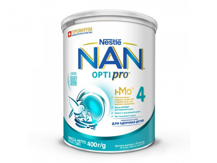картинка NAN 4, СМЕСЬ сухая мол., с 18 мес. (400 г) от магазина Радуга детства