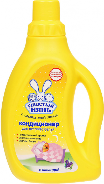 картинка УШАСТЫЙ НЯНЬ, КОНДИЦИОНЕР д/белья лаванда (1,2л) от магазина Радуга детства