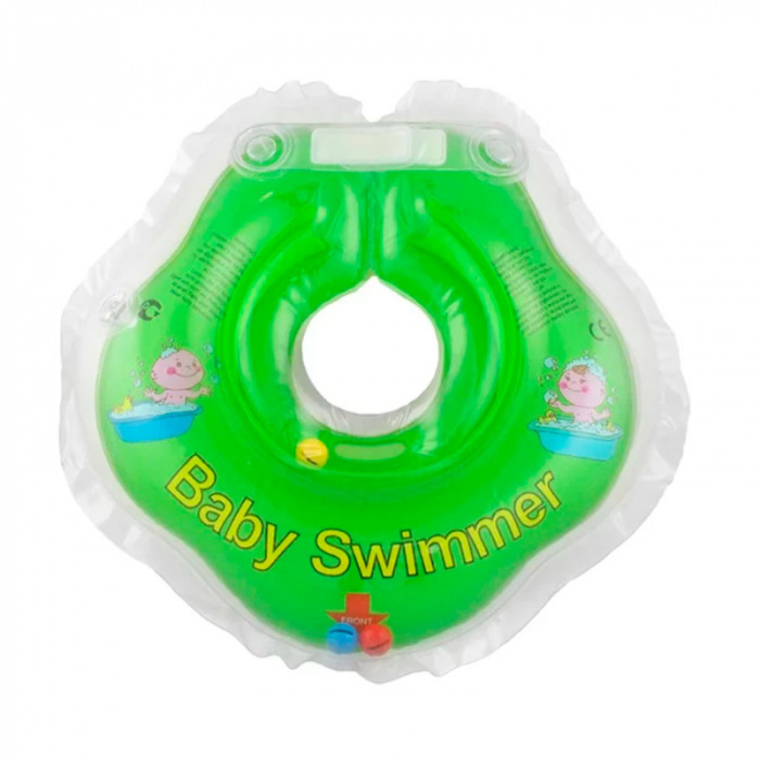 картинка BABY SWIMMER, КРУГ на шею 0-36 мес. (салат.; полуцвет) от магазина Радуга детства