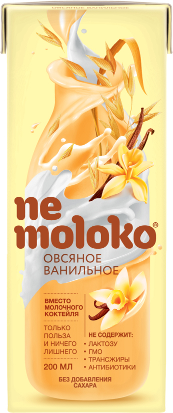 картинка NEMOLOKO, НАПИТОК овсяный с ароматом ванили 0,2 л от магазина Радуга детства