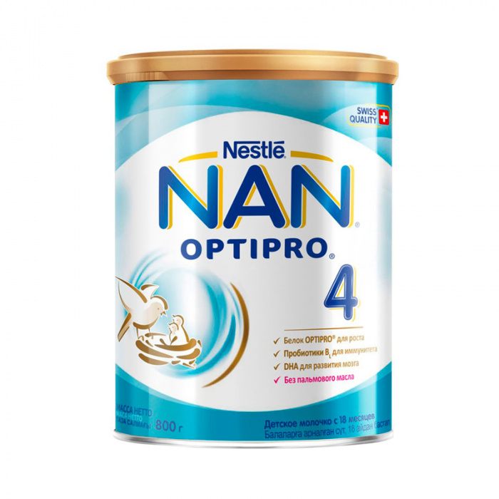 картинка NAN 4, СМЕСЬ сухая мол., с 18 мес. (800 г) от магазина Радуга детства