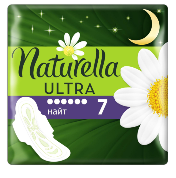 картинка NATURELLA, прокладки  Night Single (7 шт.) от магазина Радуга детства