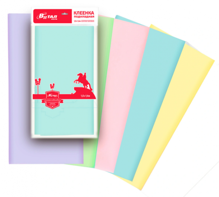 картинка ВИТОША, КЛЕЕНКА подкладная, с ПВХ покрытием (1,0*1,40м) от магазина Радуга детства