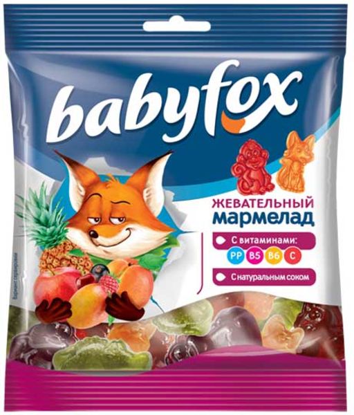 картинка BABYFOX, Мармелад с витаминами (30 гр) от магазина Радуга детства