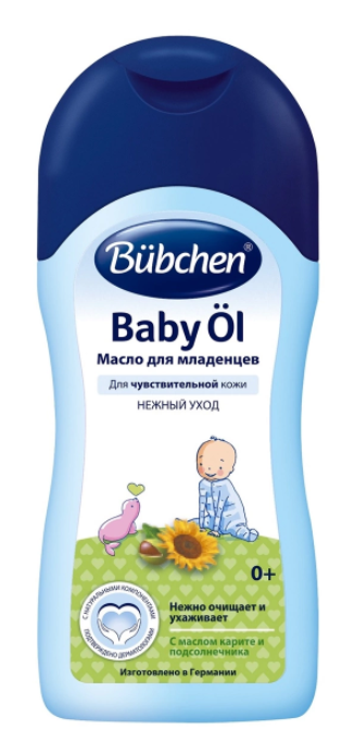 картинка БЮБХЕН, МАСЛО для младенцев с рожд. (200 мл) от магазина Радуга детства