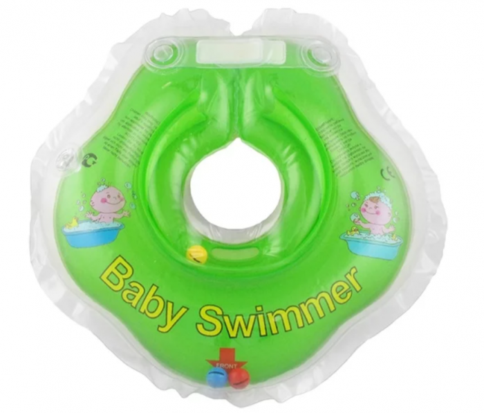 картинка BABY SWIMMER, КРУГ на шею 0-36 мес. (салат.; полуцвет) от магазина Радуга детства