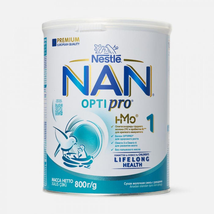 картинка NAN 1, СМЕСЬ сухая мол., с рожд. (800 г) от магазина Радуга детства