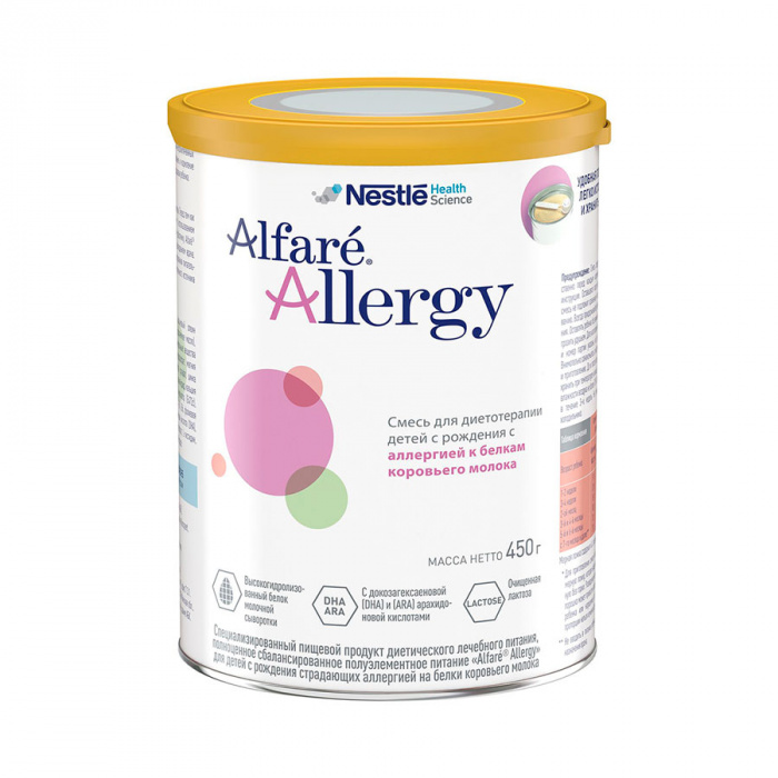 картинка ALFARE ALLERGY, СМЕСЬ мол. сухая специализированная г/а (400 г) от магазина Радуга детства
