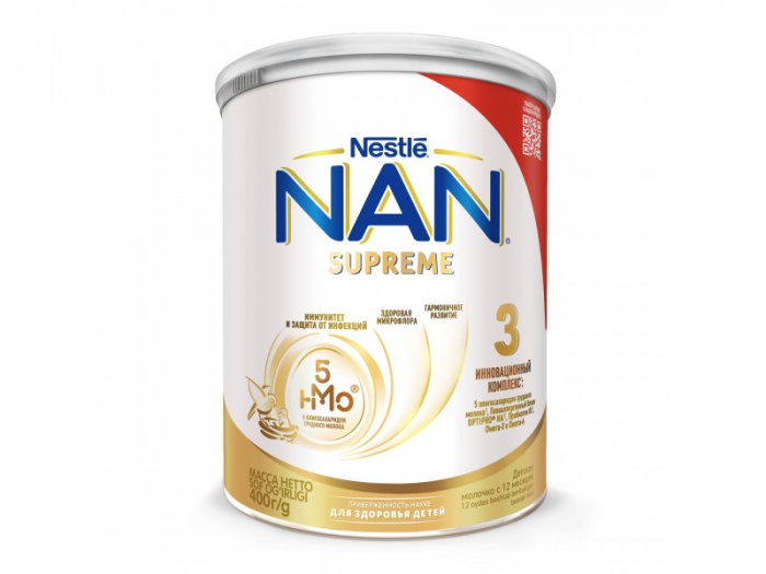 картинка NAN 3, СМЕСЬ сухая мол.  SUPREME (400 г) от магазина Радуга детства