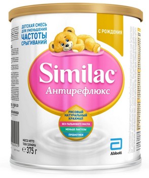 картинка SIMILAK AR, ЗАМЕНИТЕЛЬ молока антирефлюкс. (375 гр.) от магазина Радуга детства