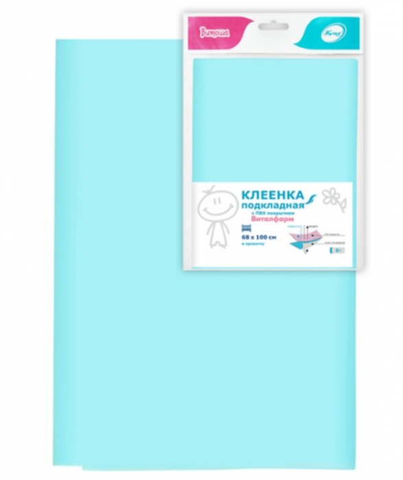 картинка ВИТОША, КЛЕЕНКА подкладная, с ПВХ покрытием (0,68*1,0 м) от магазина Радуга детства