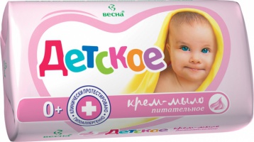 картинка КРЕМ-мыло детское "Питательное", (90 г) от магазина Радуга детства
