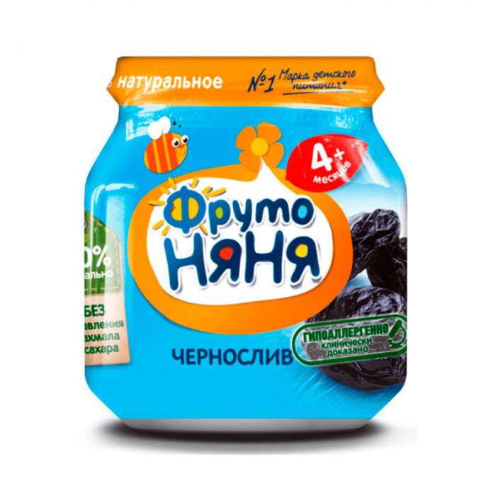картинка ФРУТОНЯНЯ, ПЮРЕ чернослив (100 г) от магазина Радуга детства