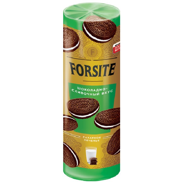 картинка FORSITE, ПЕЧЕНЬЕ с шоколадно-сливочным вкусом (220 гр) от магазина Радуга детства
