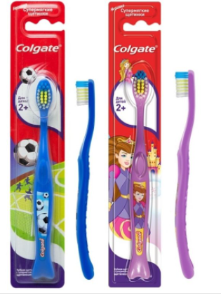 картинка COLGATE, щётка зубная дет. супермягкая (от 2-х лет) от магазина Радуга детства