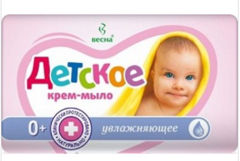 картинка МЫЛО детское "Увлажняющее" с кремом (90 г) от магазина Радуга детства