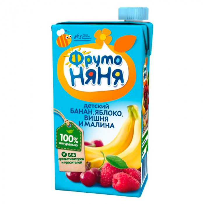 картинка ФРУТОНЯНЯ, НЕКТАР из смеси фруктов (500 мл)  от магазина Радуга детства