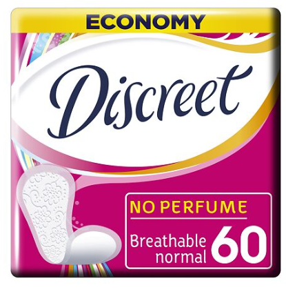 картинка DISCREET, прокладки на каждый день Normal Trio (60 шт.) от магазина Радуга детства